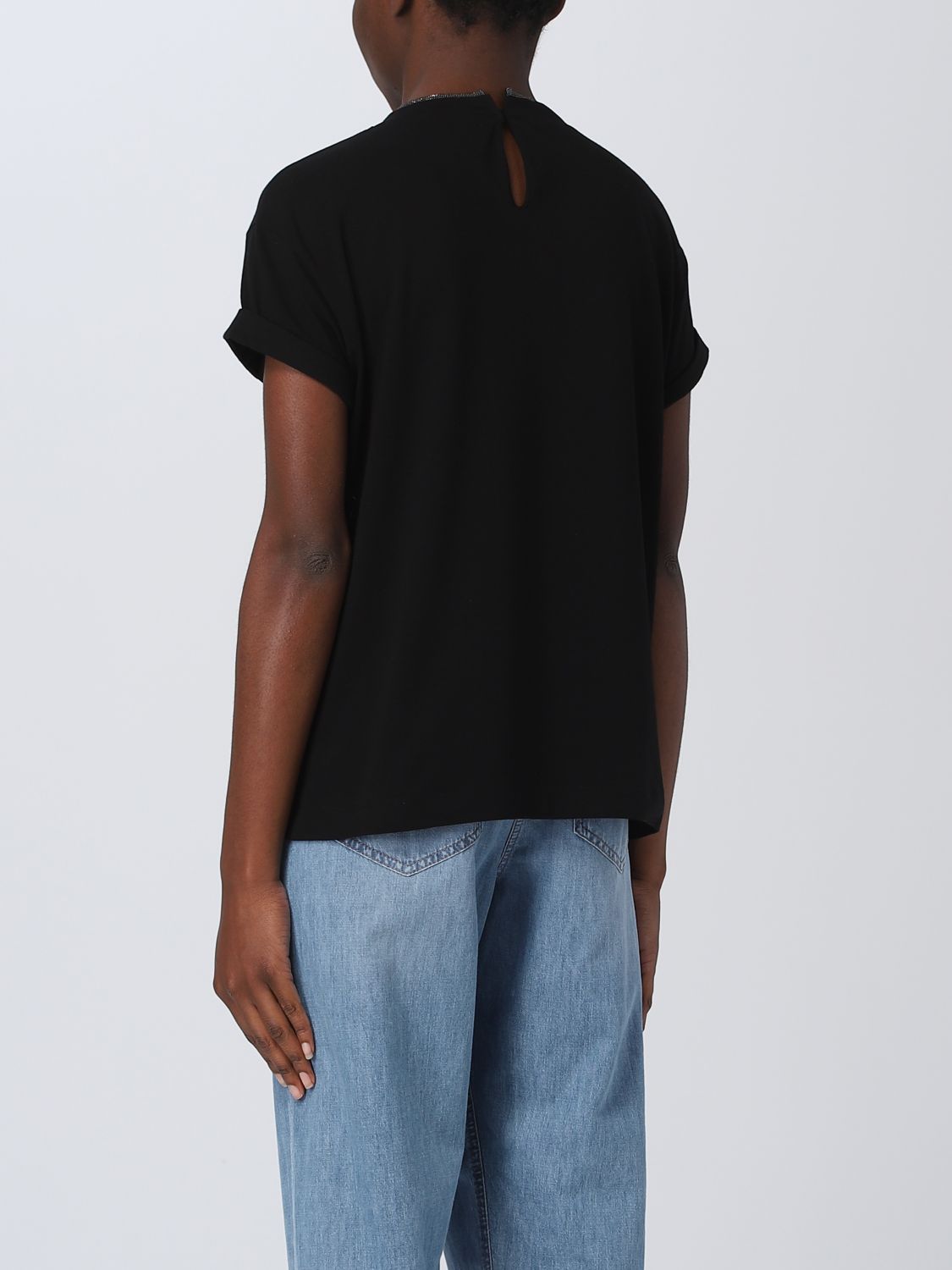 Top Woman color Black