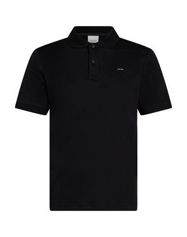 Man Polo shirt Black Size L Cotton