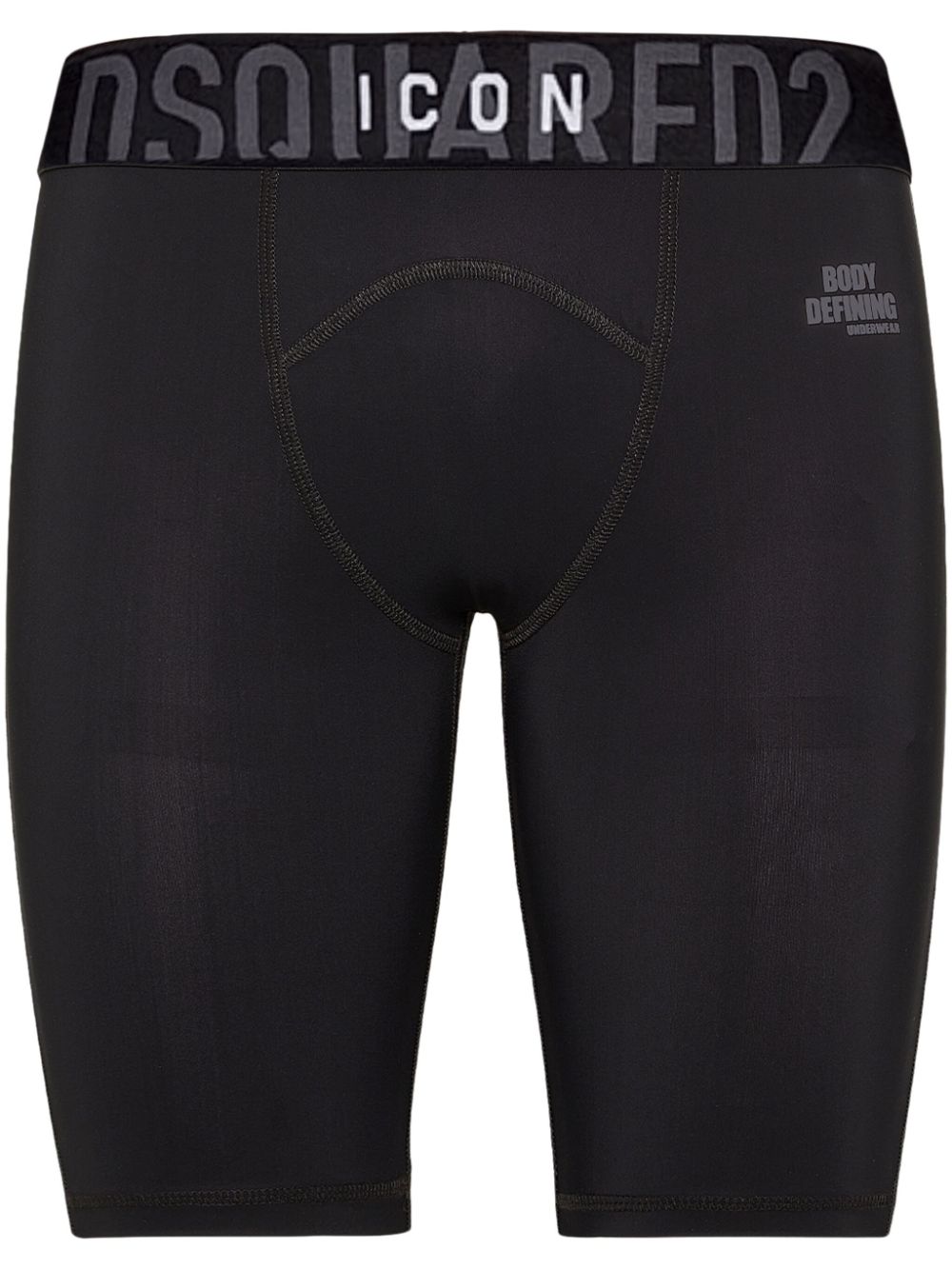 Icon elasticated-waist shorts - Black