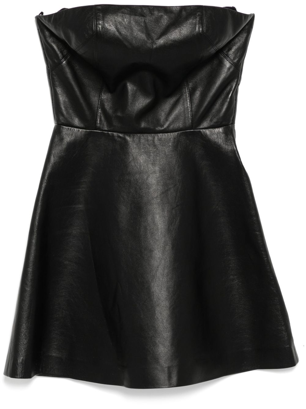 Midi bustier dress - Black