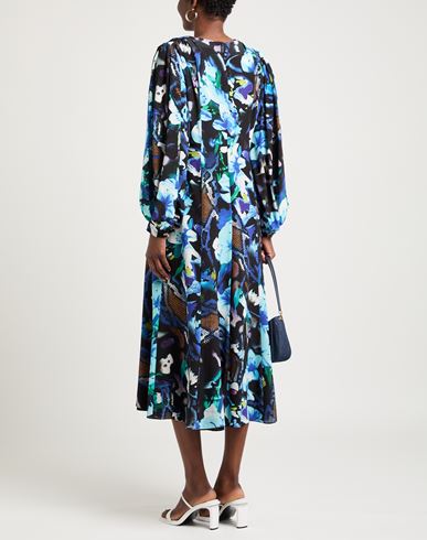 Escada Woman Midi dress Blue Size 10 Silk
