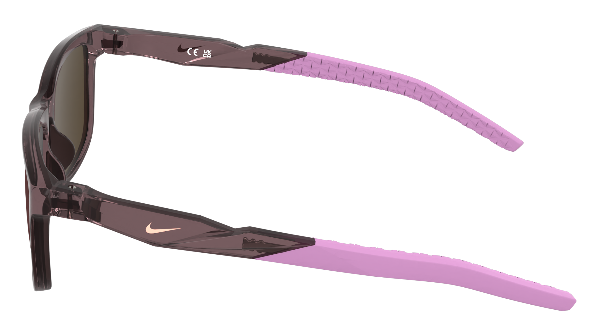 Nike Kind Nike NIKE RADEON BOLT IW1812X 555 Zonnebrillen Bio-geïnjecteerd Roos Bruin Kwadraat Spiege