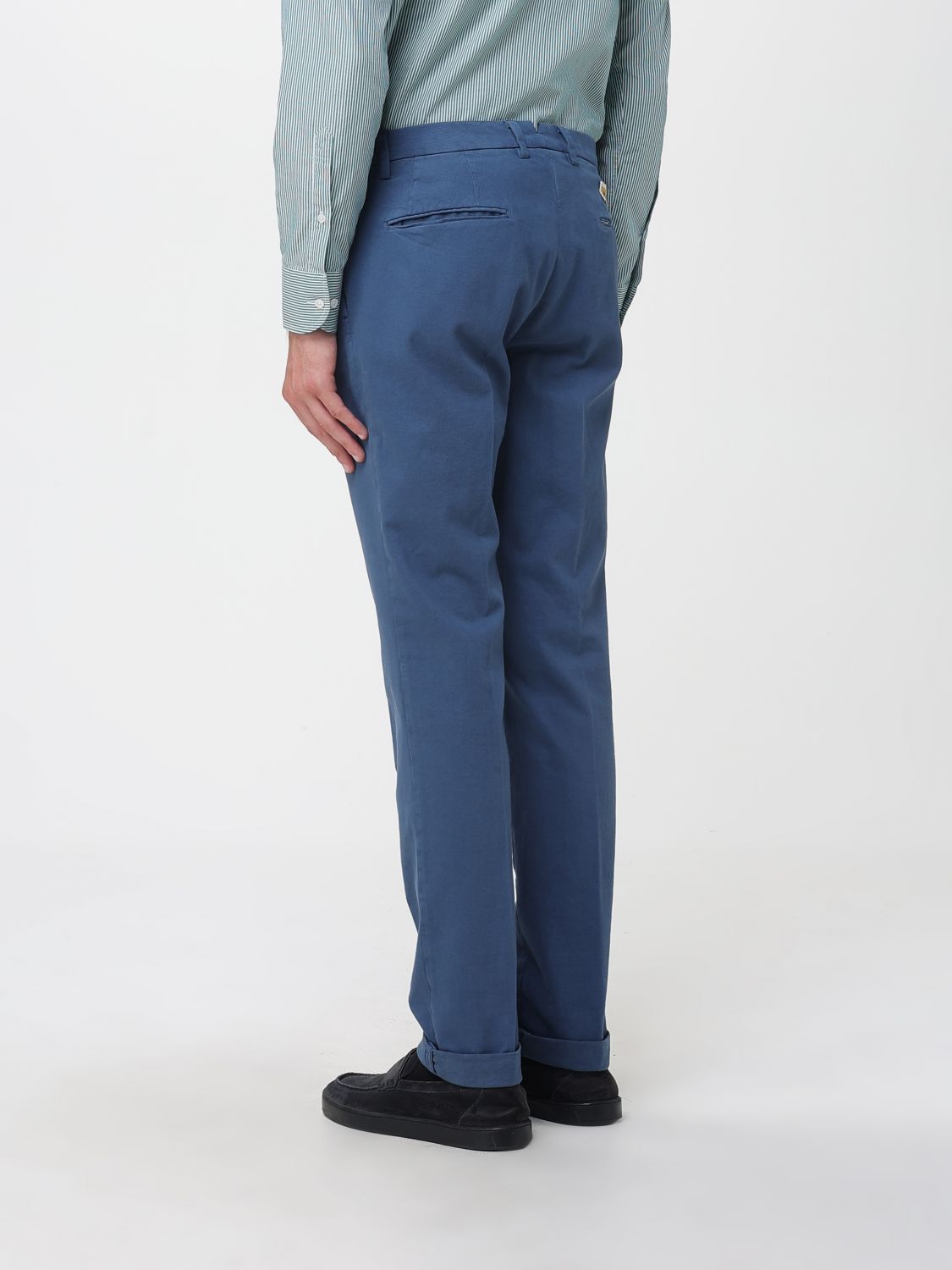 Pants Men color Blue