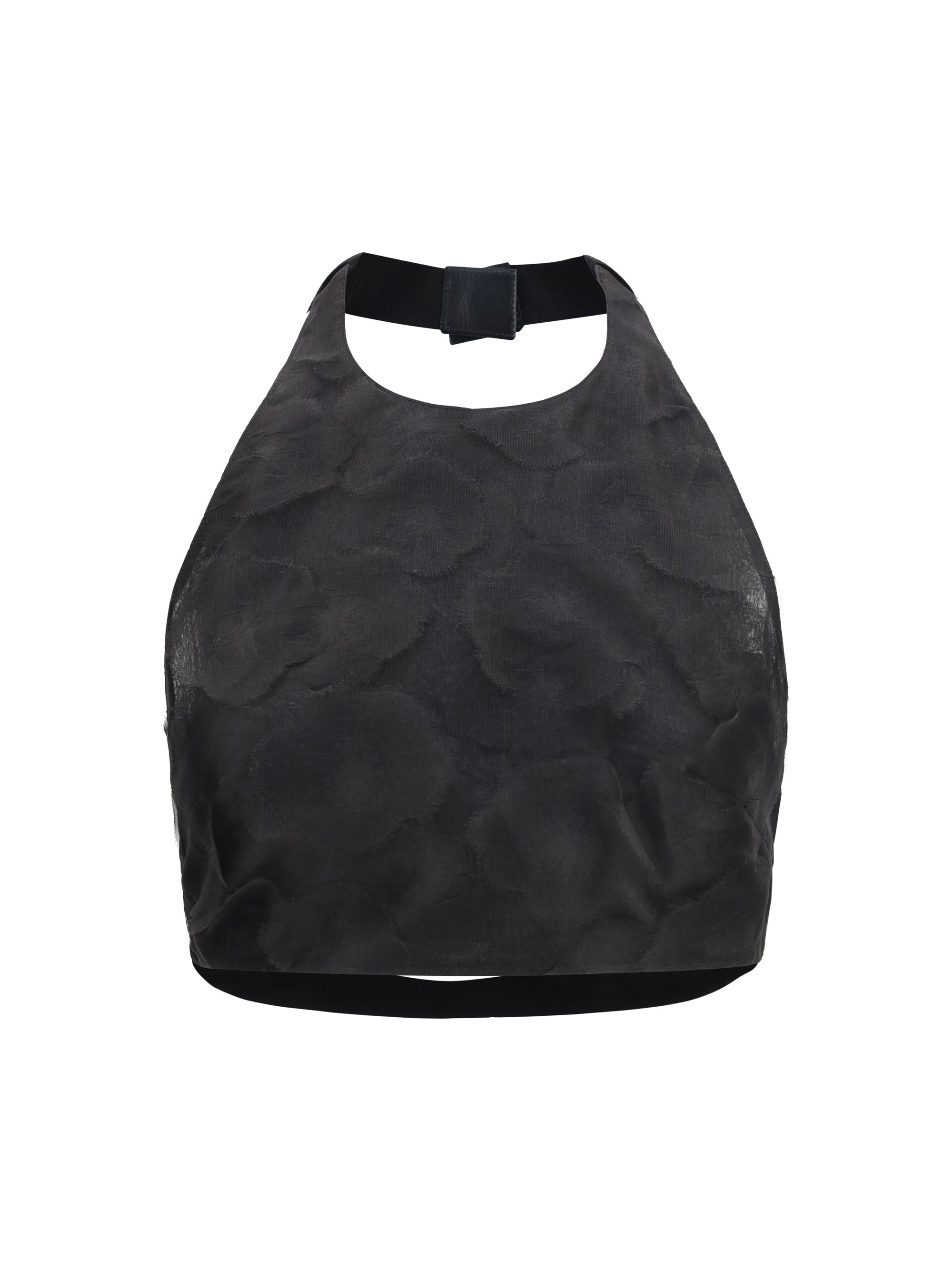 Fumetto Crop Top — Black