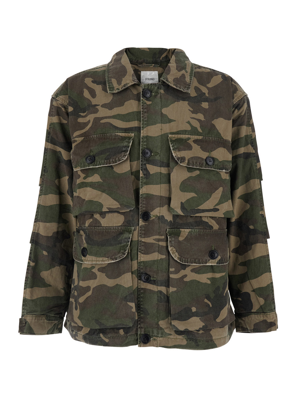 Camouflage Cotton Jacket — Green