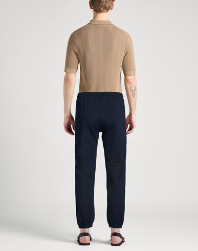 Man Pants Midnight blue Size L Cotton, Elastane