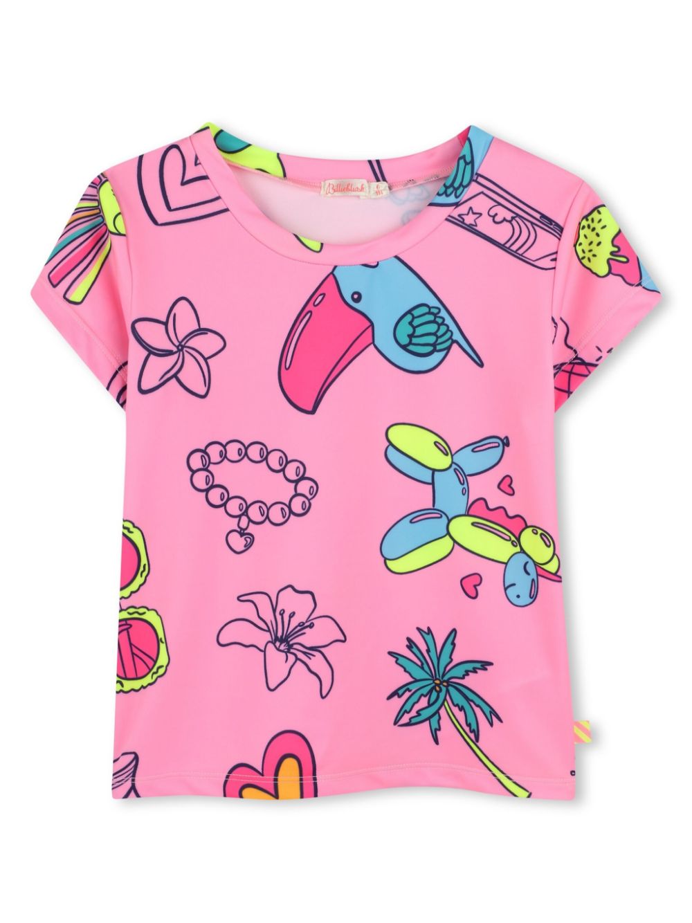 Graphic-print T-shirt - Pink