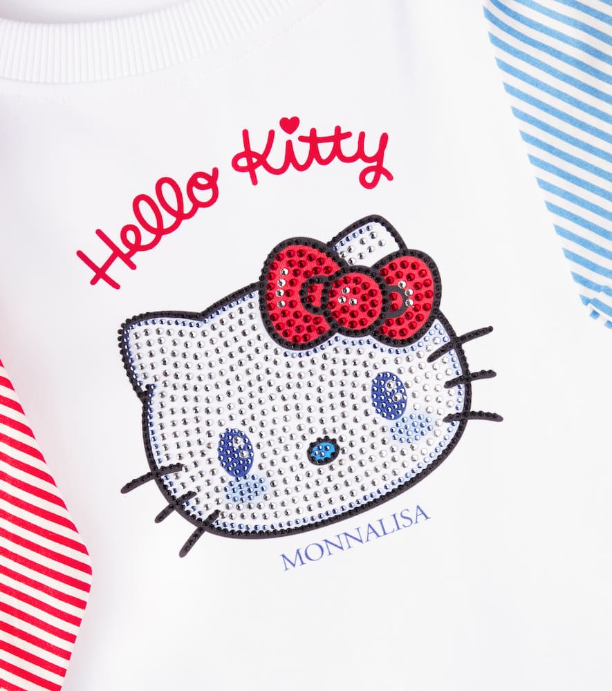 X Hello Kitty bow-detail sweatshirt