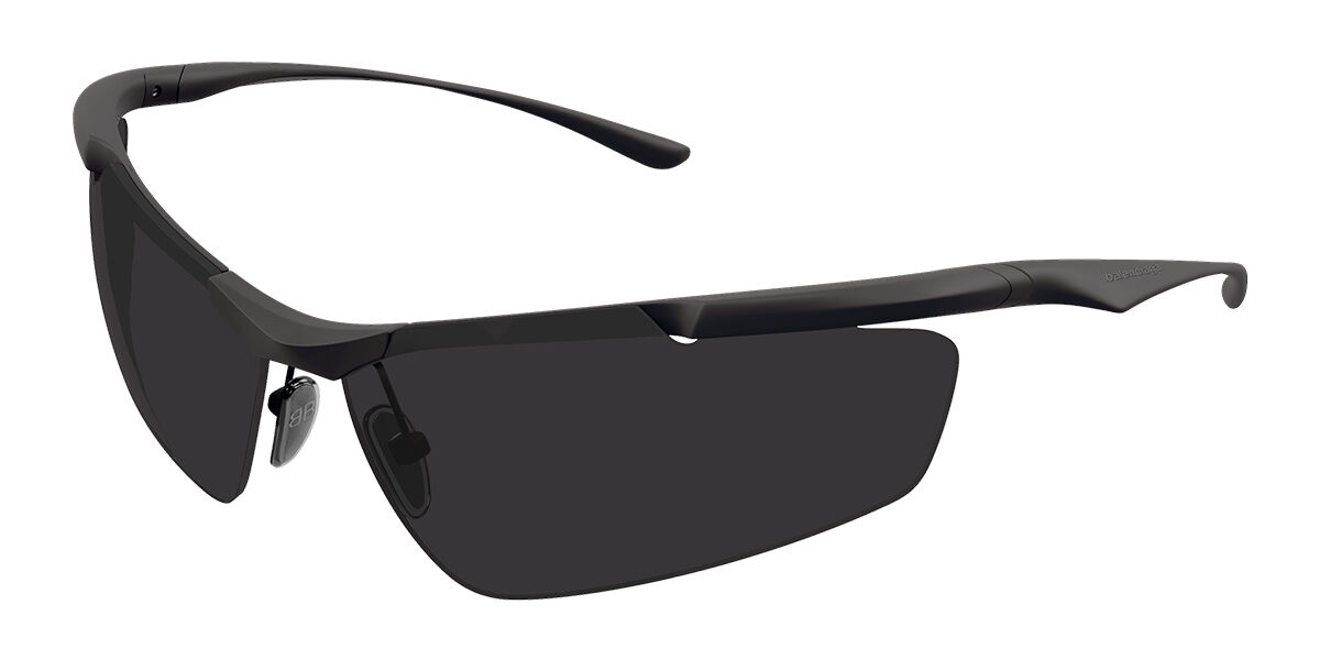 Balenciaga BB0462S Asian Fit 003 Men's Sunglasses Gunmeta