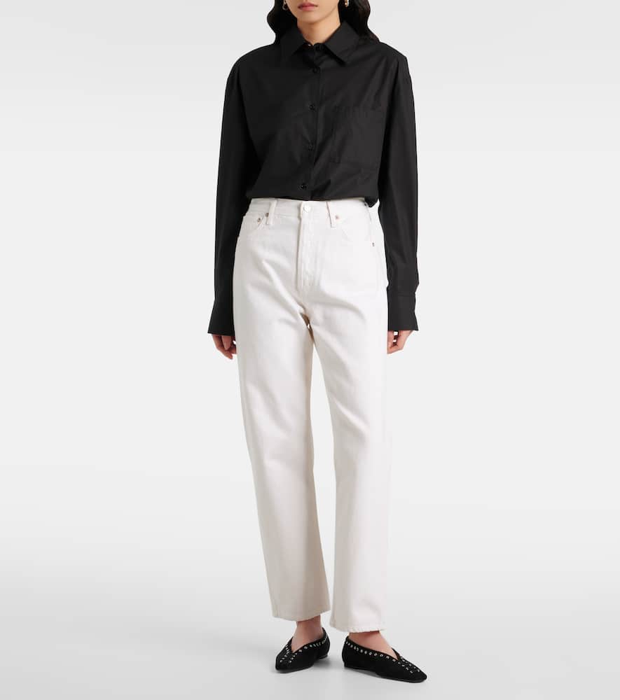 90s mid-rise straight jeans