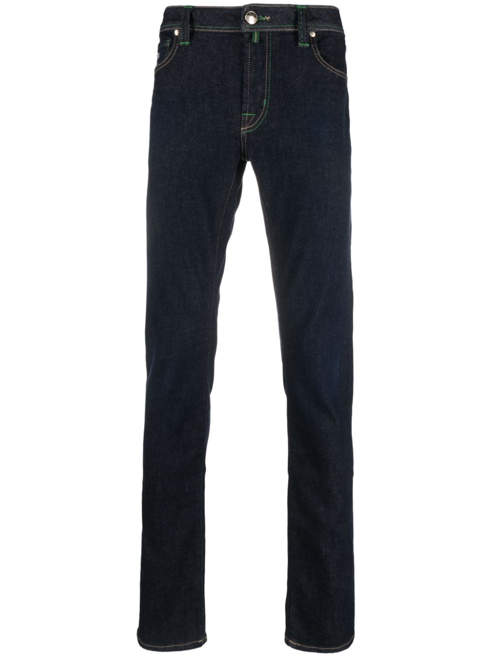 Leonardo mid-rise straight-leg jeans - Blue