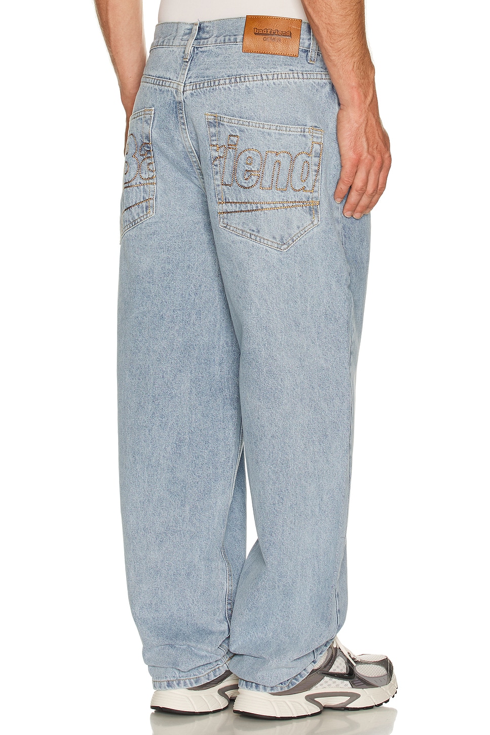 Badfriend Star Pocket Denim Pant in Blue. - 30 also