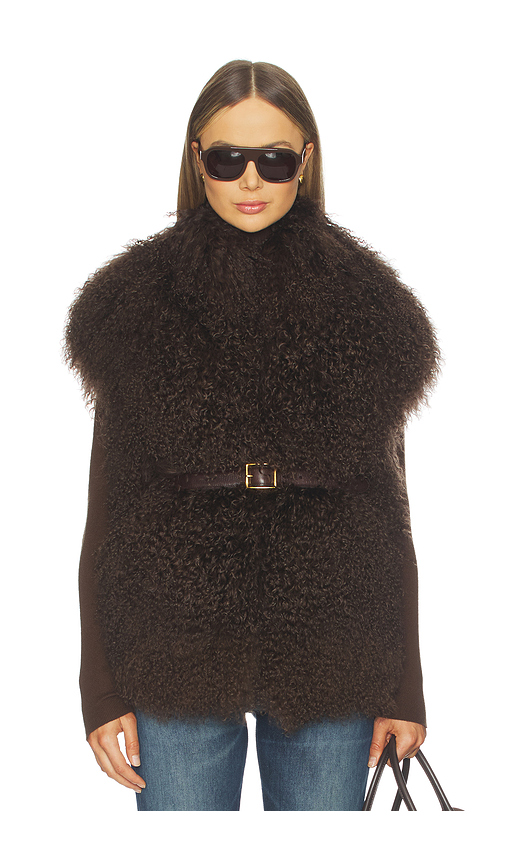 Susanna Chow Carrie Vest in Chocolate. S. Also in