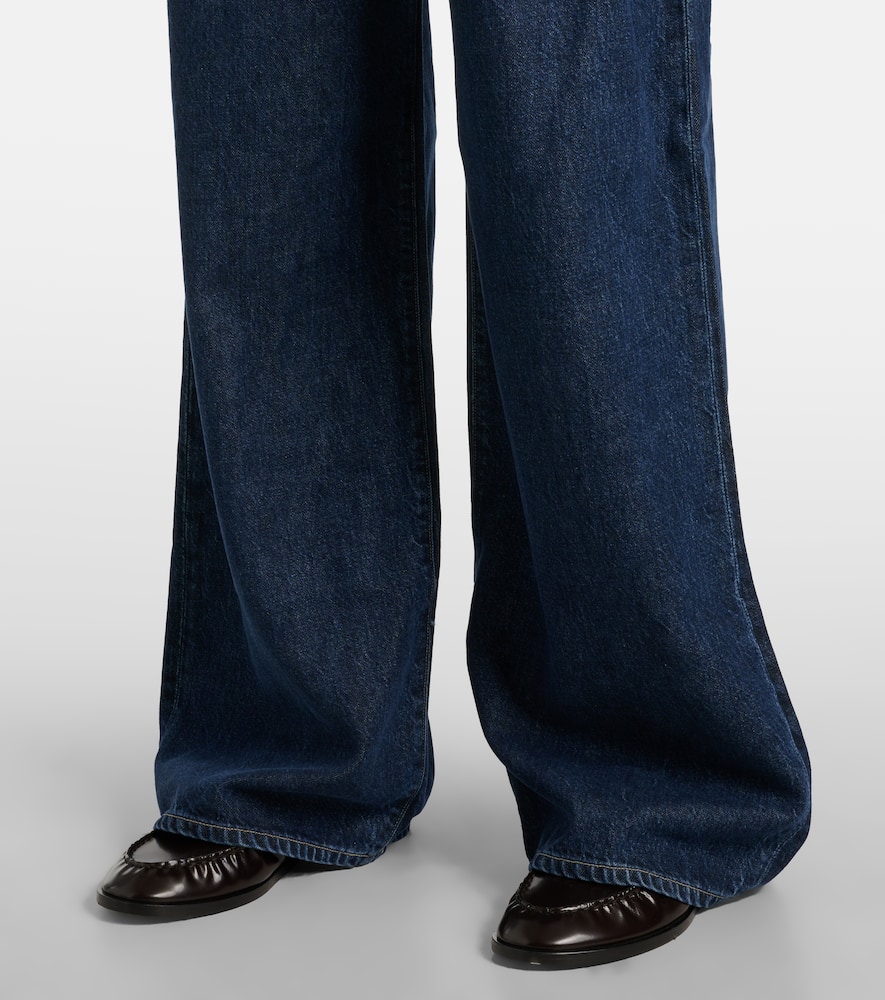 Petra high-rise wide-leg jeans
