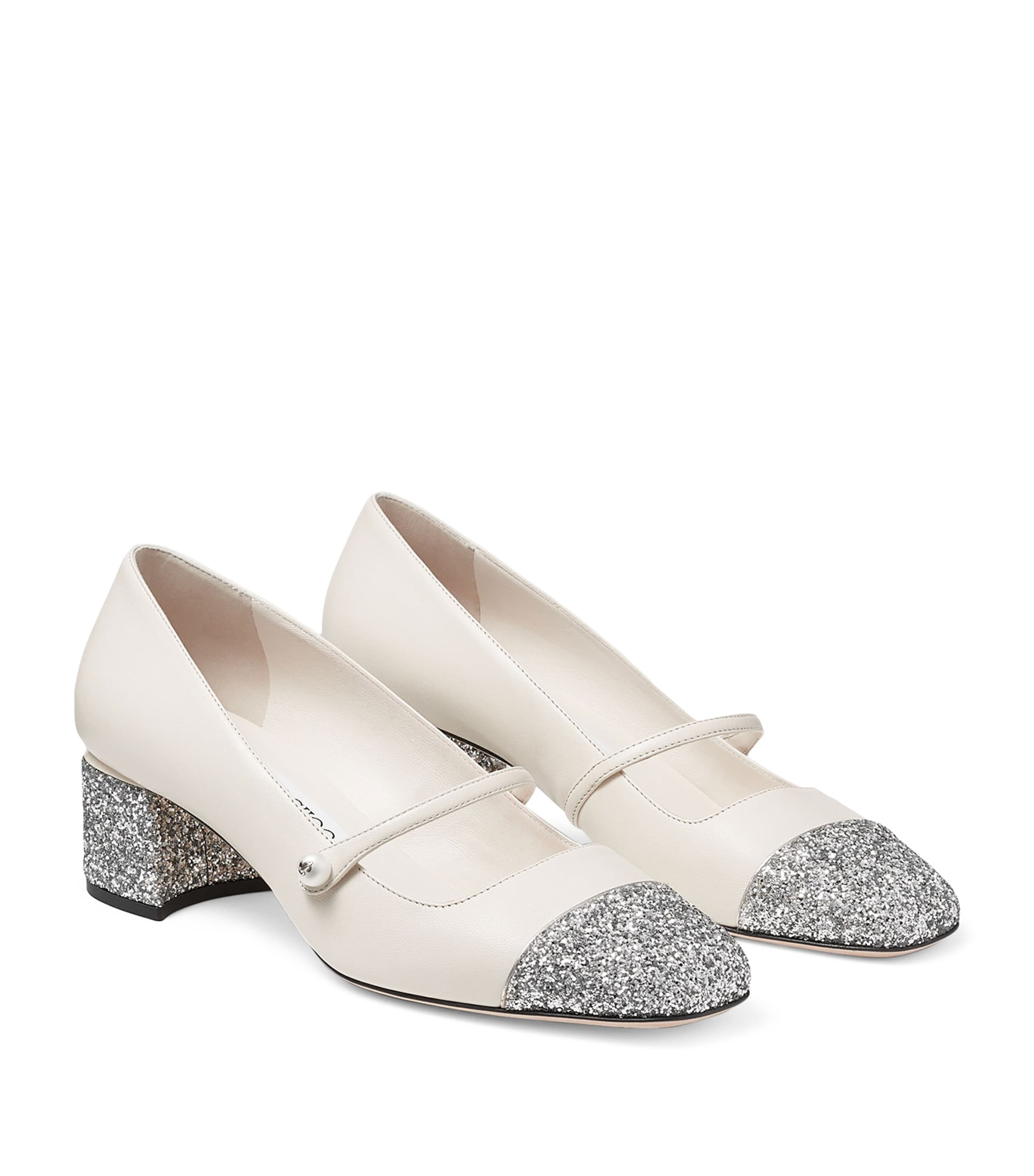 Elisa 45 Leather Mary Jane Pumps