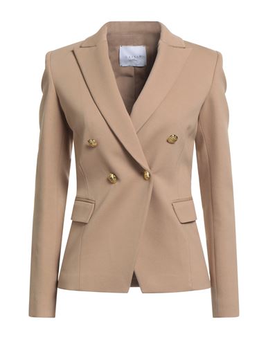 Woman Blazer Camel Size 2 Viscose, Polyamide, Elastane