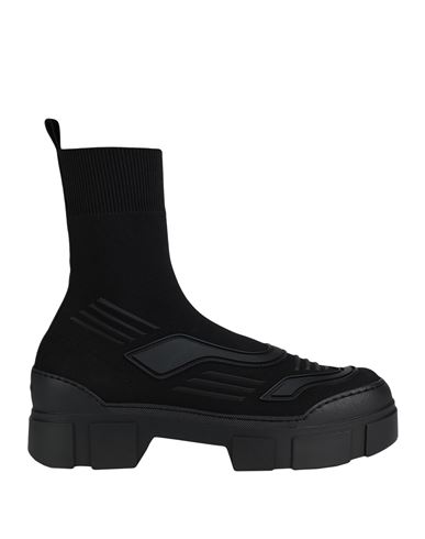 Vic Matiē Woman Ankle boots Black Size 10 Textile fibers