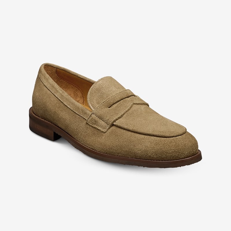 Como Penny Loafer in Tobacco Suede