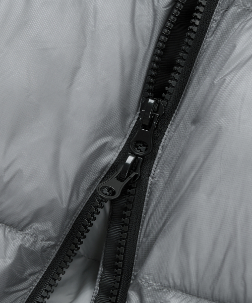 D-Shell Cross Puffer Padding Gray