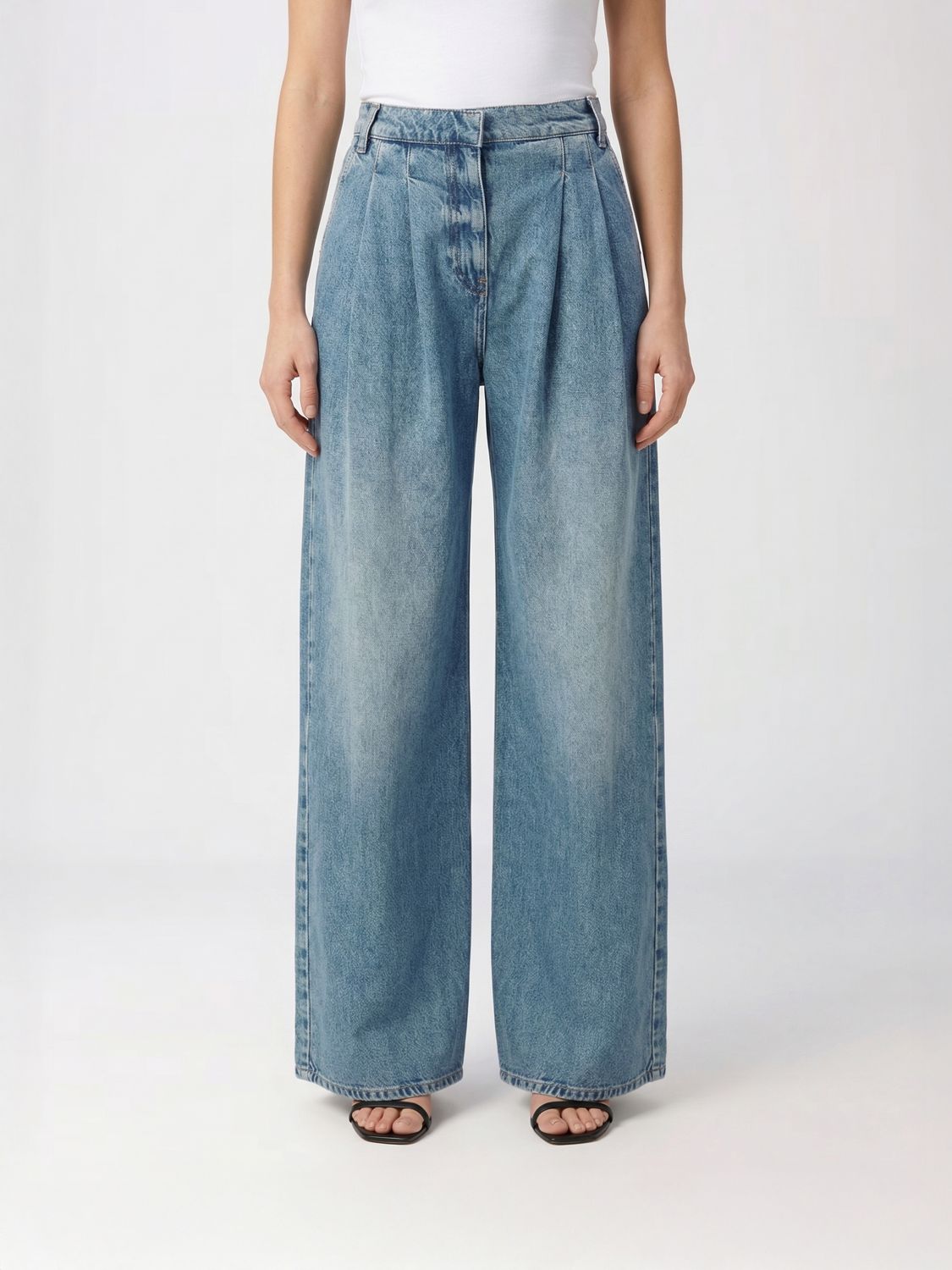 Jeans Woman color Denim