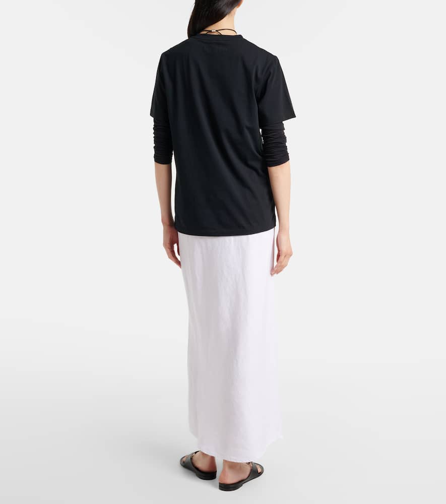 Beka linen maxi skirt