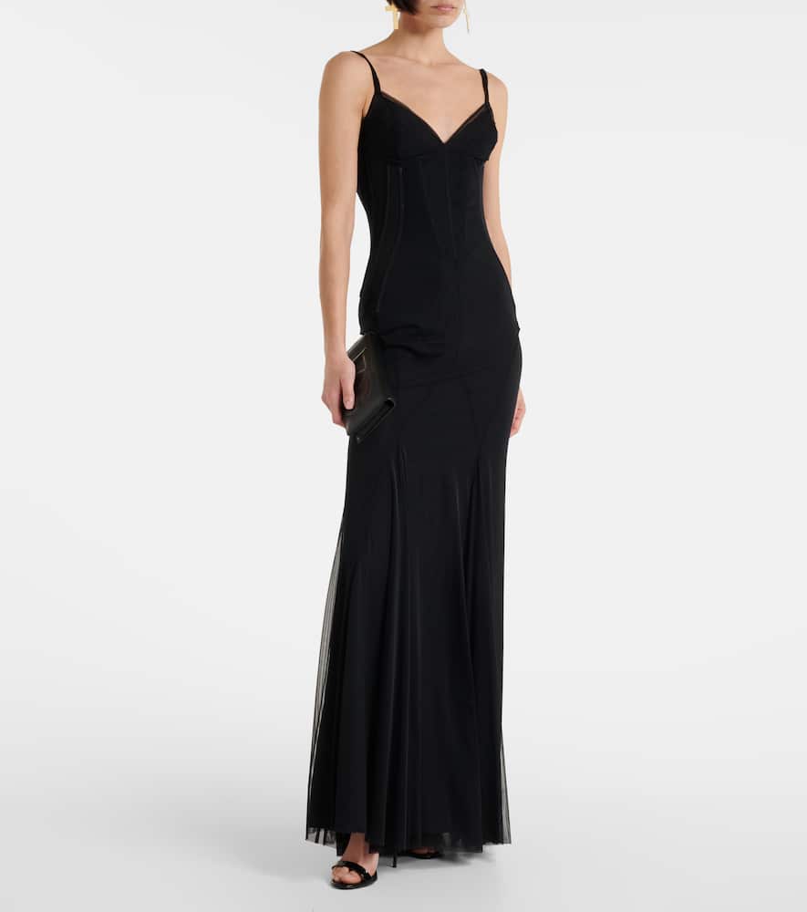 Satin corset dress