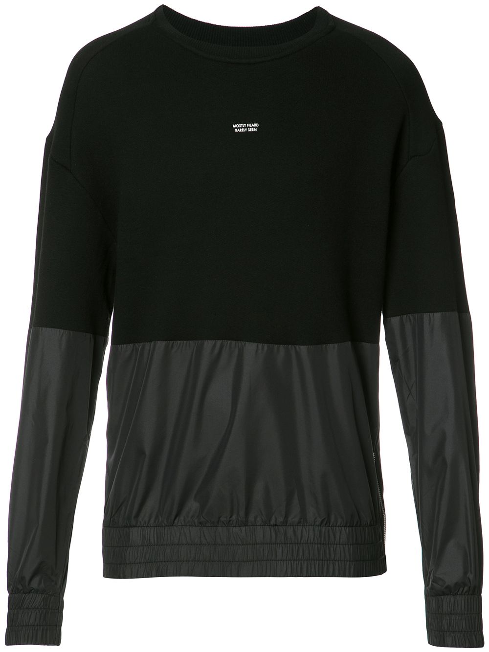 Paneled sweatshirt - Black