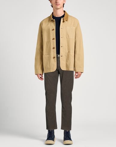 Dondup Man Pants Khaki Size 34 Cotton, Elastane