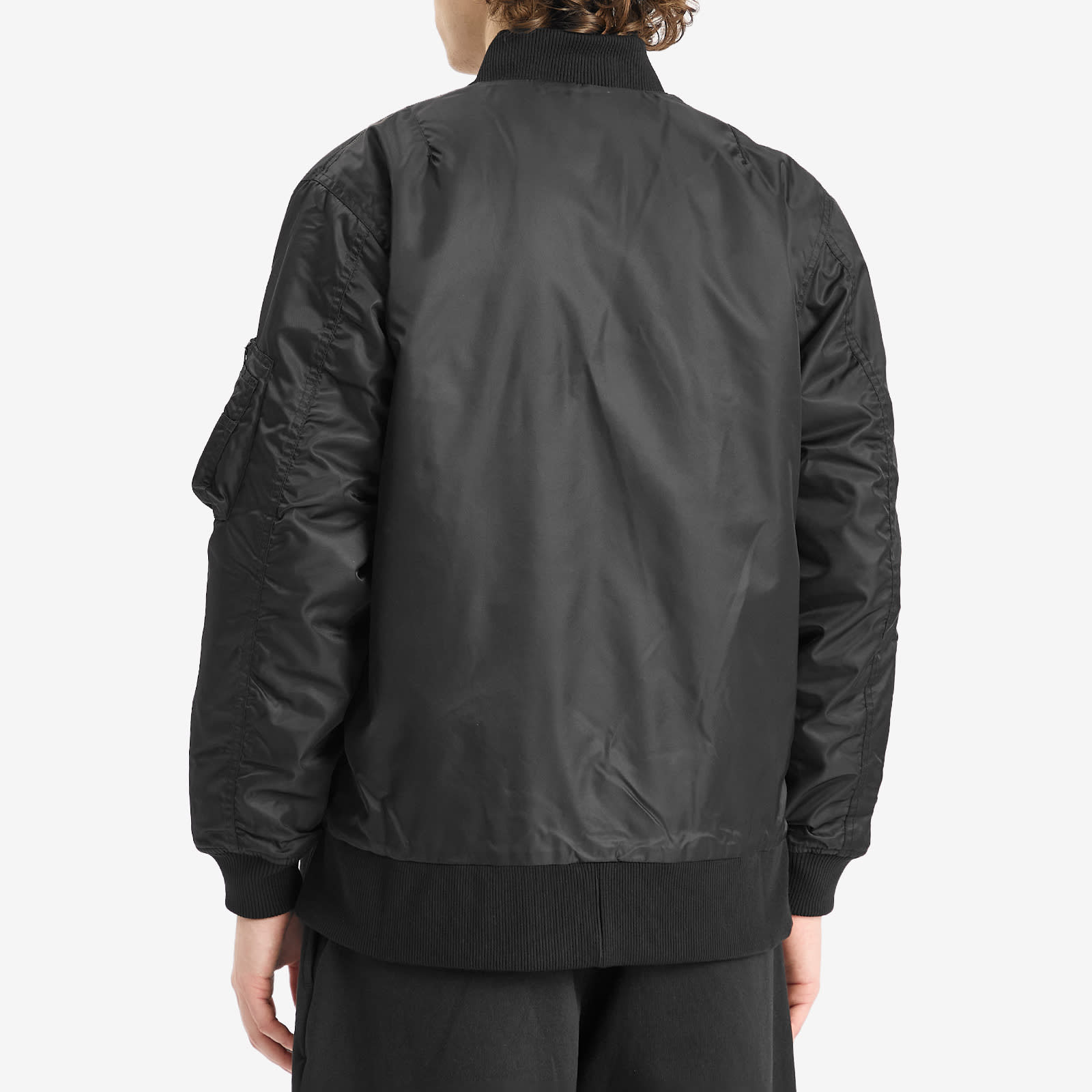 Maharishi Men's Year Of The Snake MA-1 Kimono Jacket in Black
