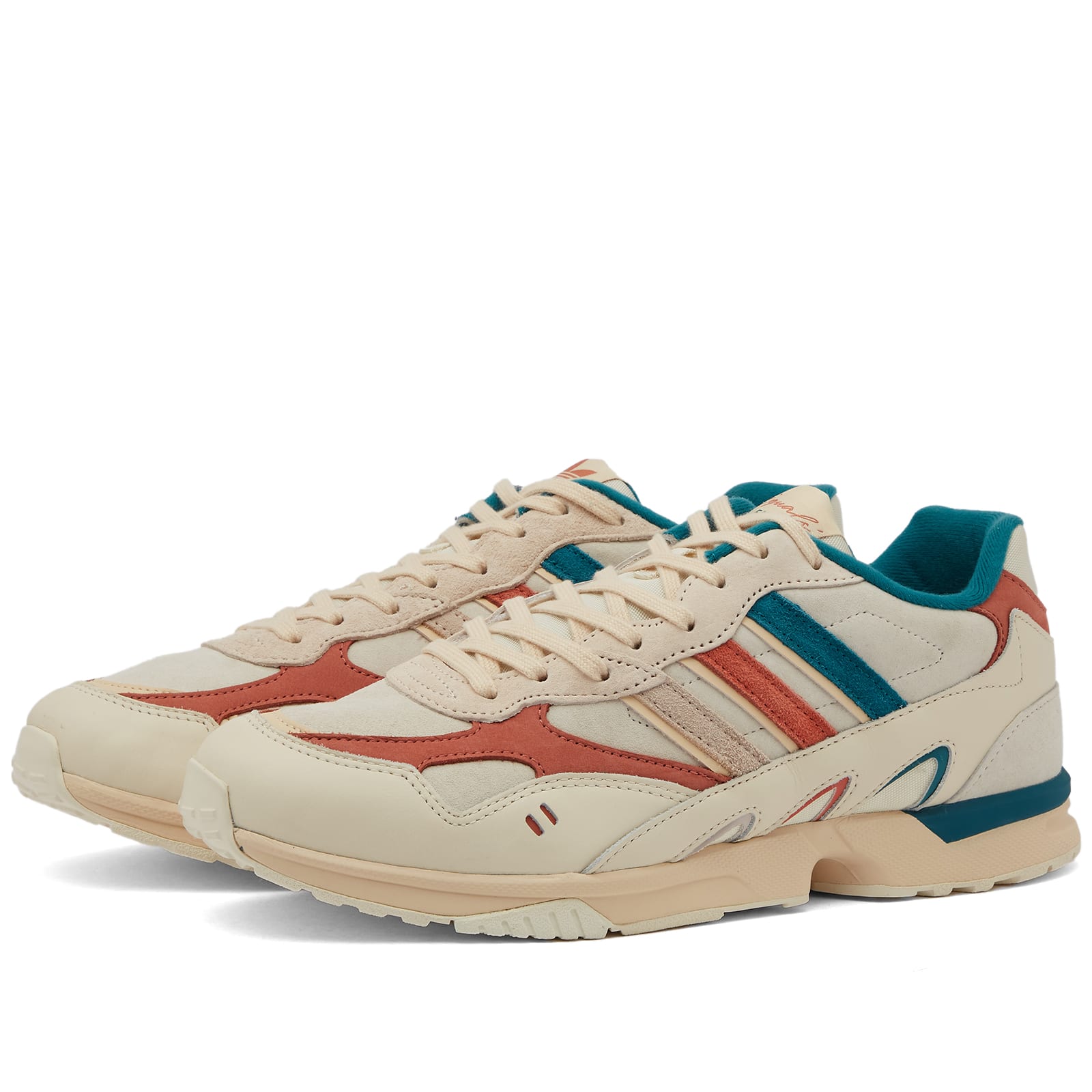 END. X Torsion Super 'Equals' Sneakers in Legend Earth/Bold Green