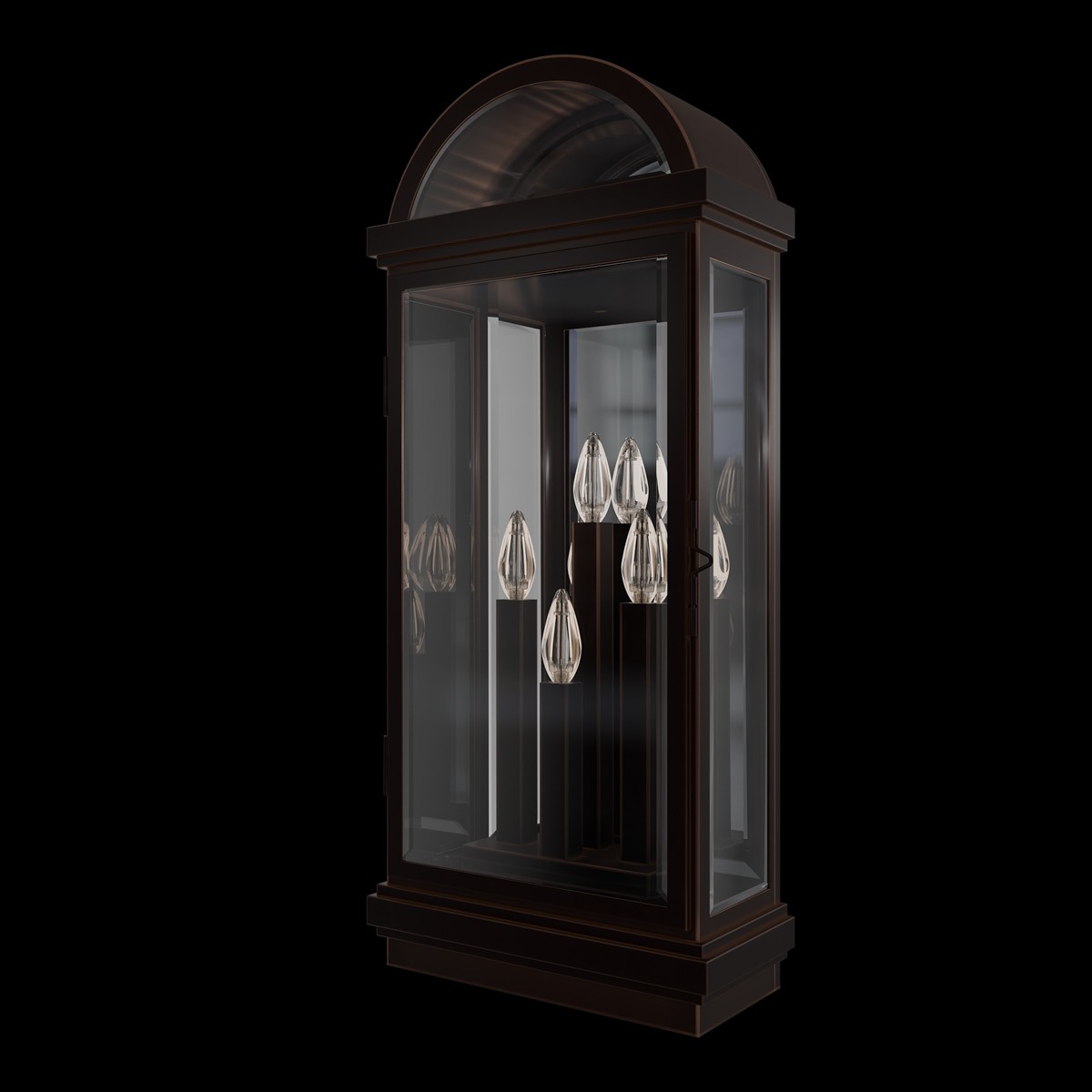 Oil Rubbed Bronze Outdoor Wall Mount from the Villenova Collection