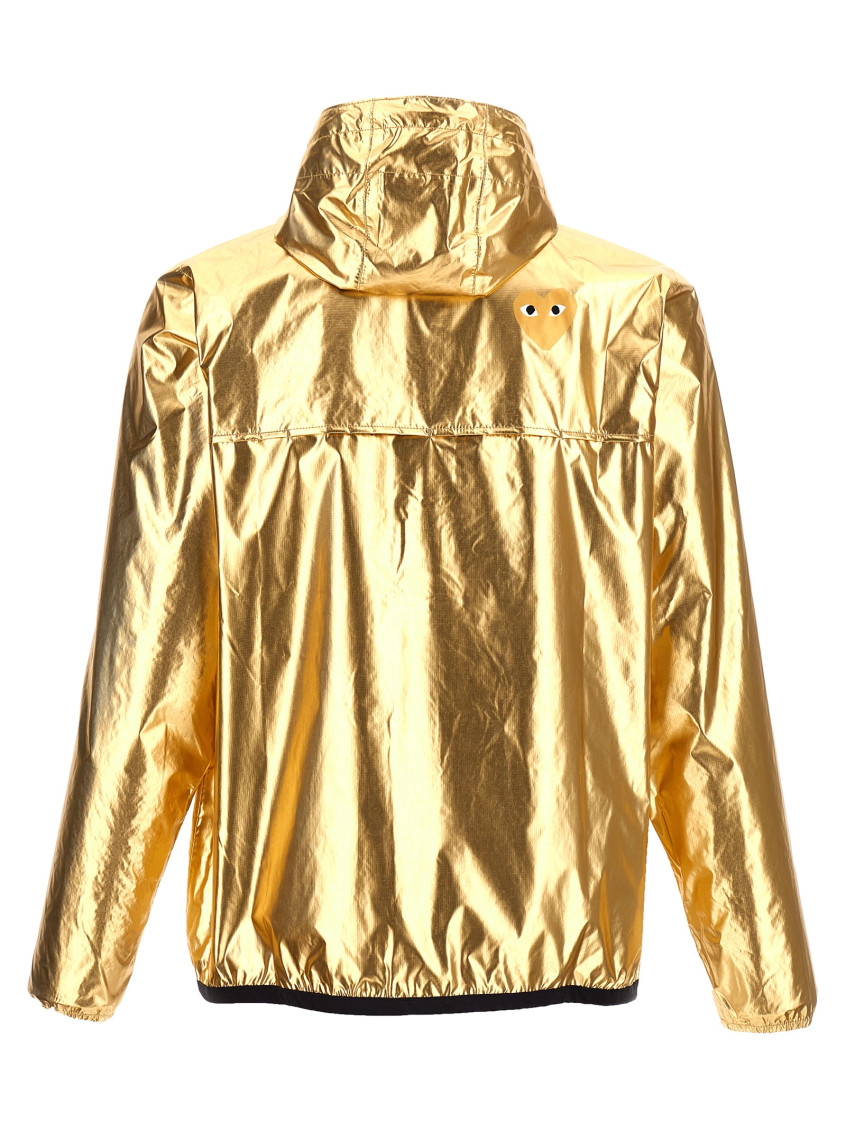 Gold Logo Print Jacket