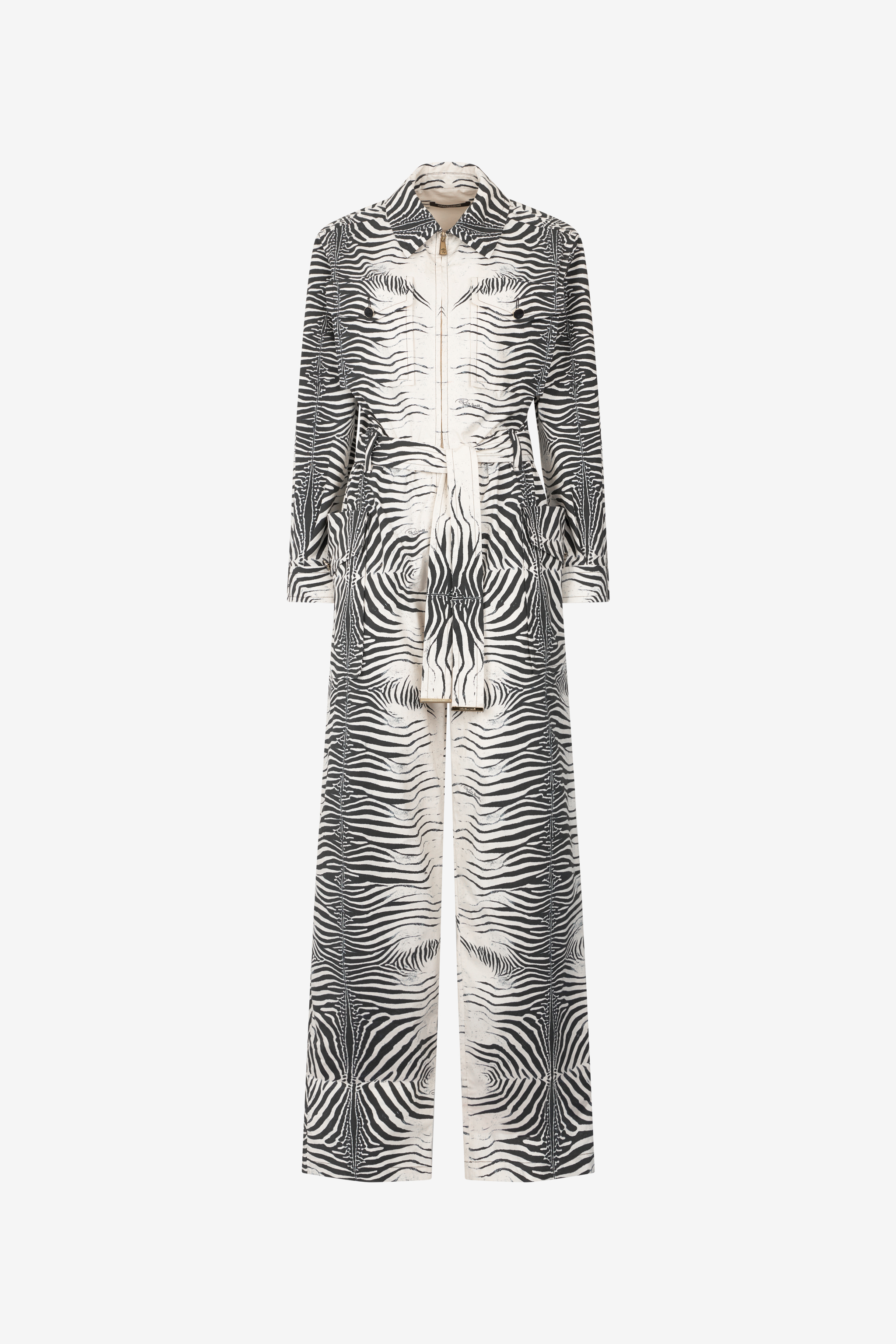 Zebra-print Jumpsuit