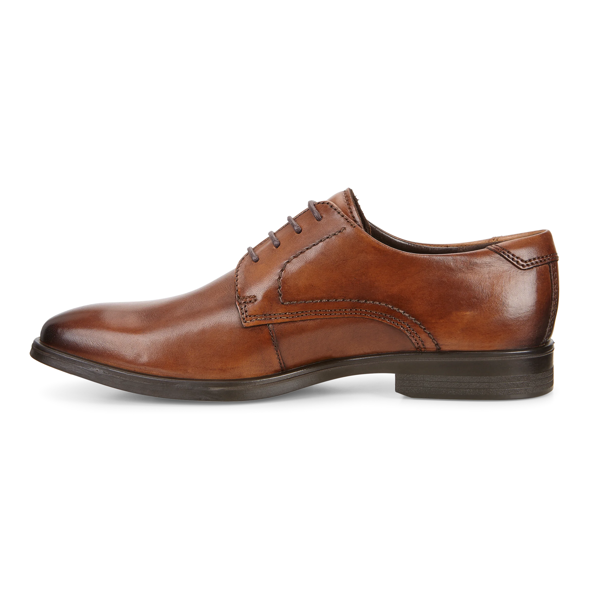 Melbourne - Men's Leather Derby Shoe - Brown
