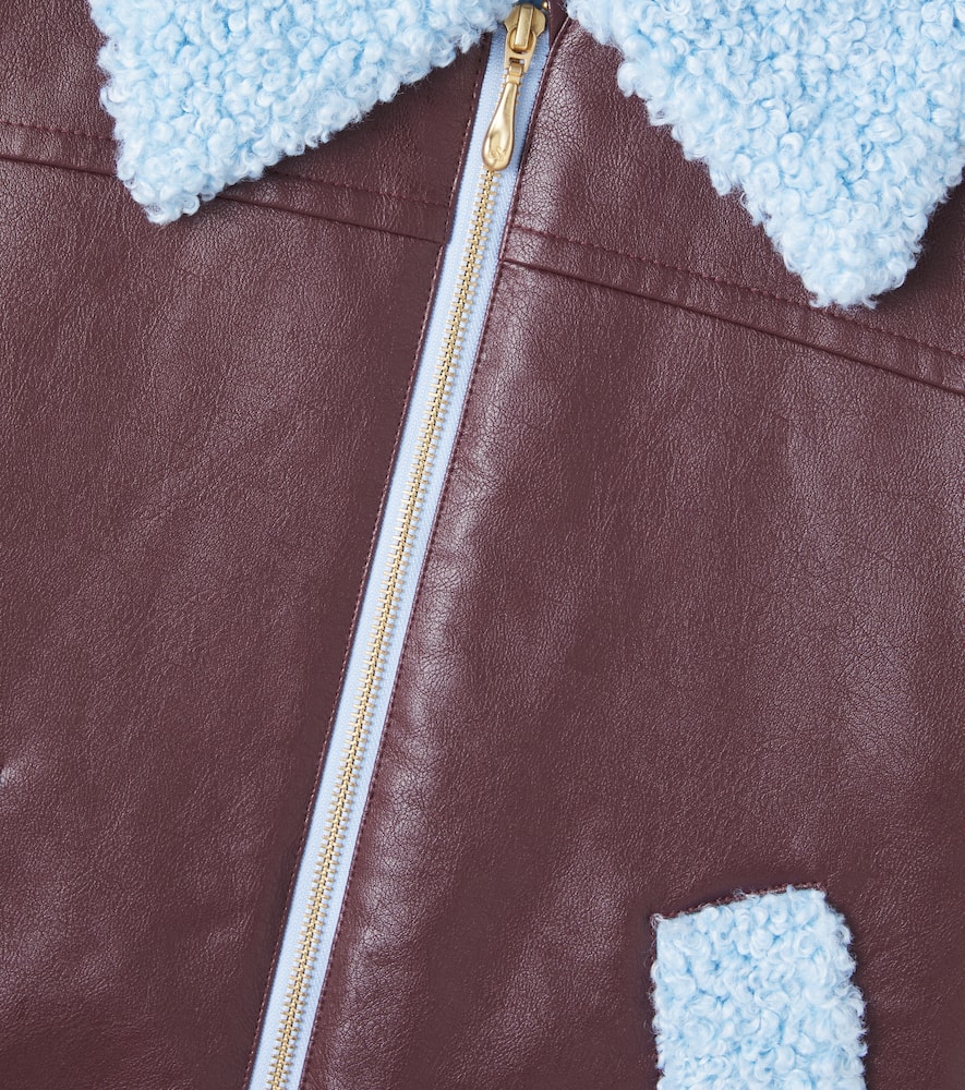 Leather-effect jacket