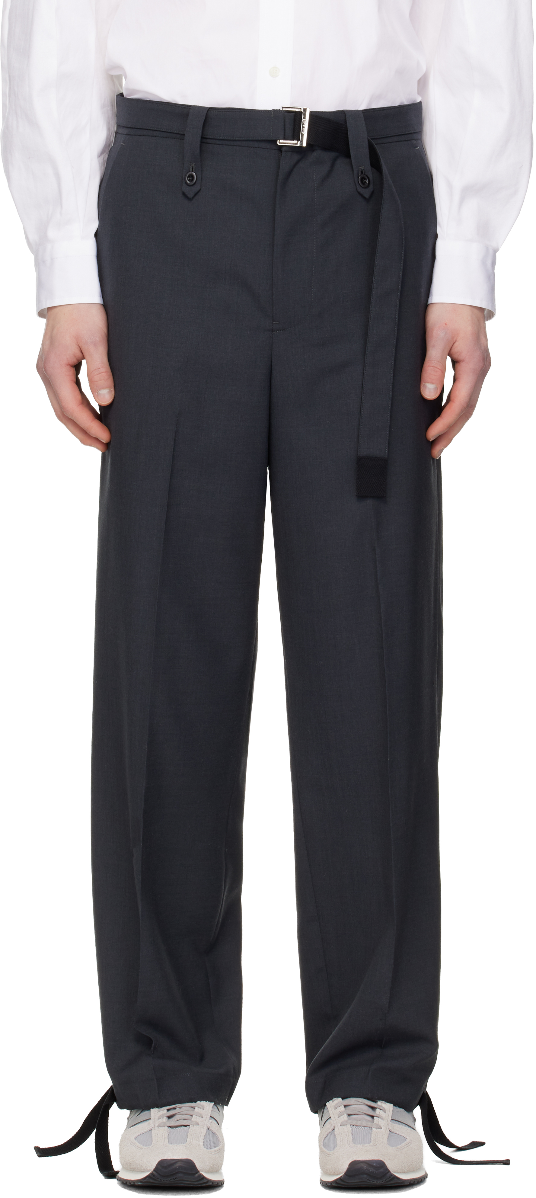 Gray Suiting Trousers