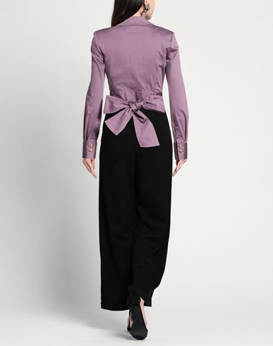 Woman Blazer Mauve Size 8 Cotton, Elastane