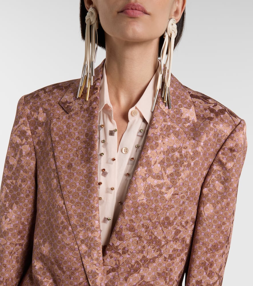 Printed blazer