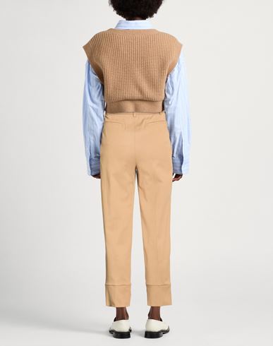Woman Pants Camel Size 8 Lyocell, Cotton, Elastane