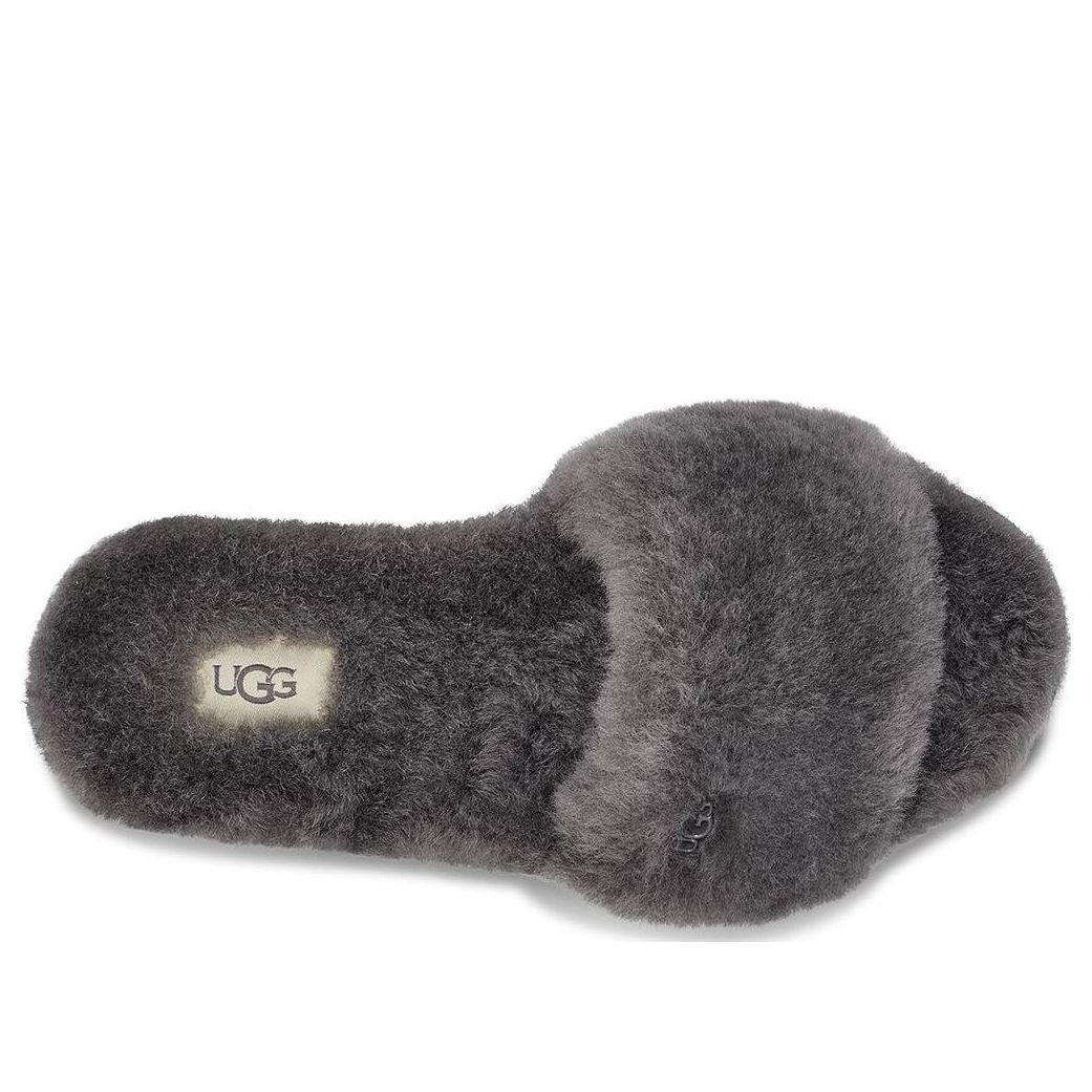 (WMNS) Fluff Slide II 'Charcoal'