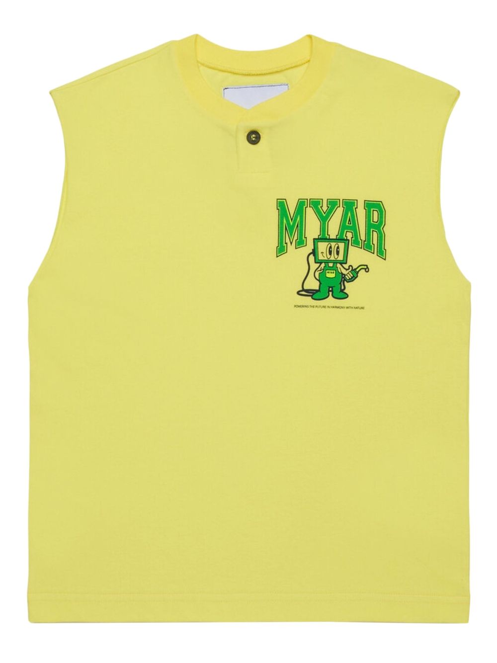 MYAR KIDS graphic-print sleeveless top - Yellow