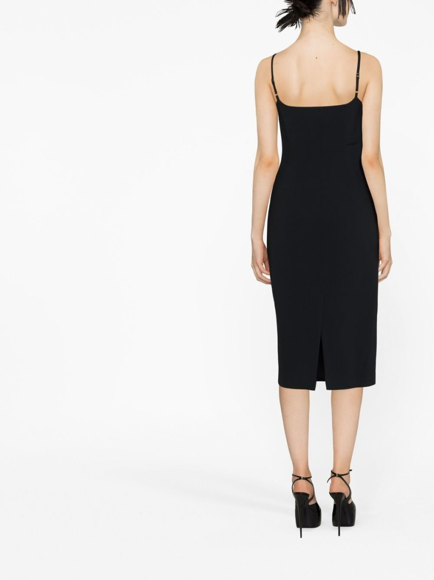 Heart Rhinestone Embellished Slip Dress