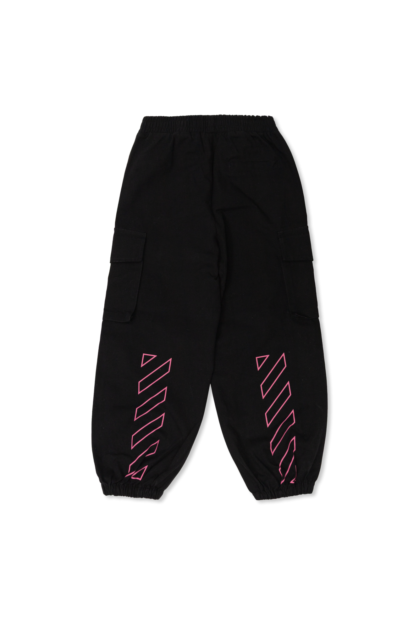 ‘cargo’ Trousers, Unisex, Black