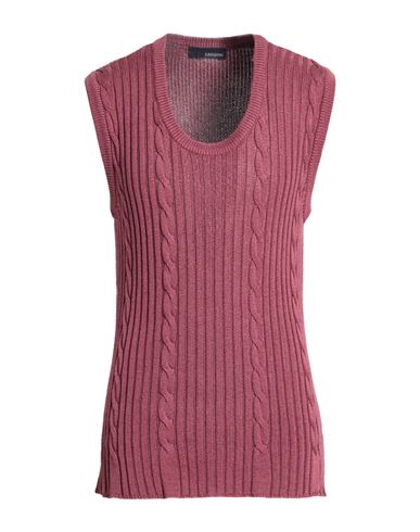 Man Sweater Garnet Size 42 Cotton, Viscose