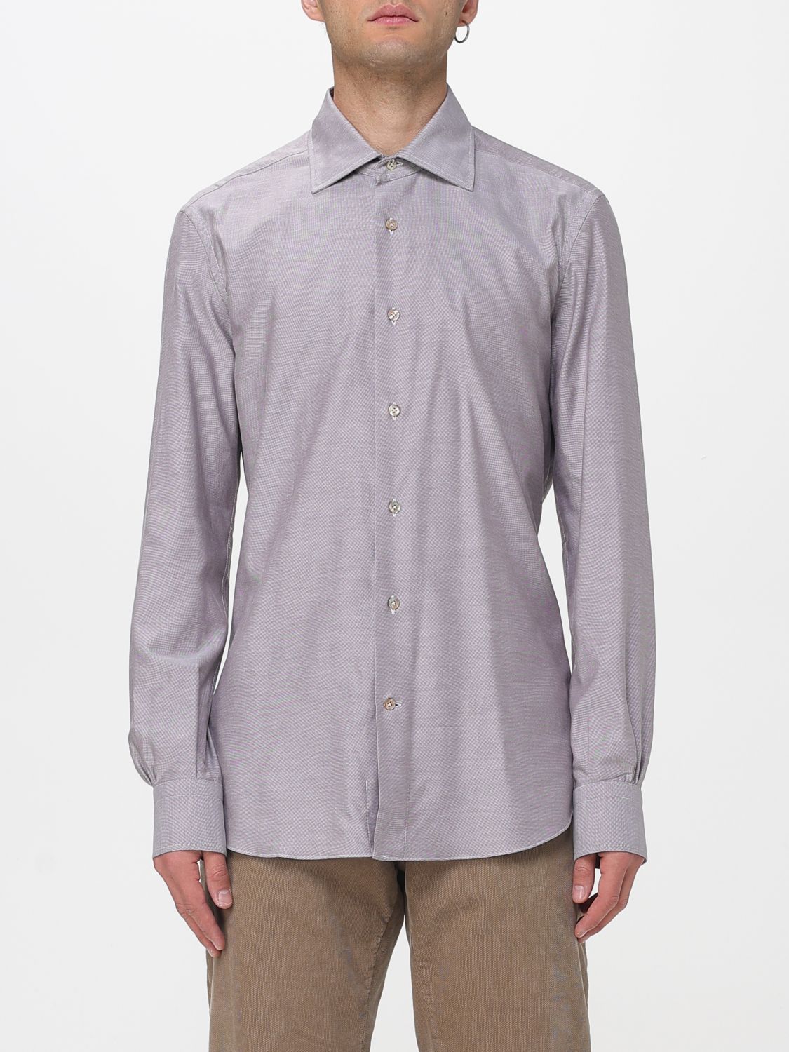 Shirt Men color Brown