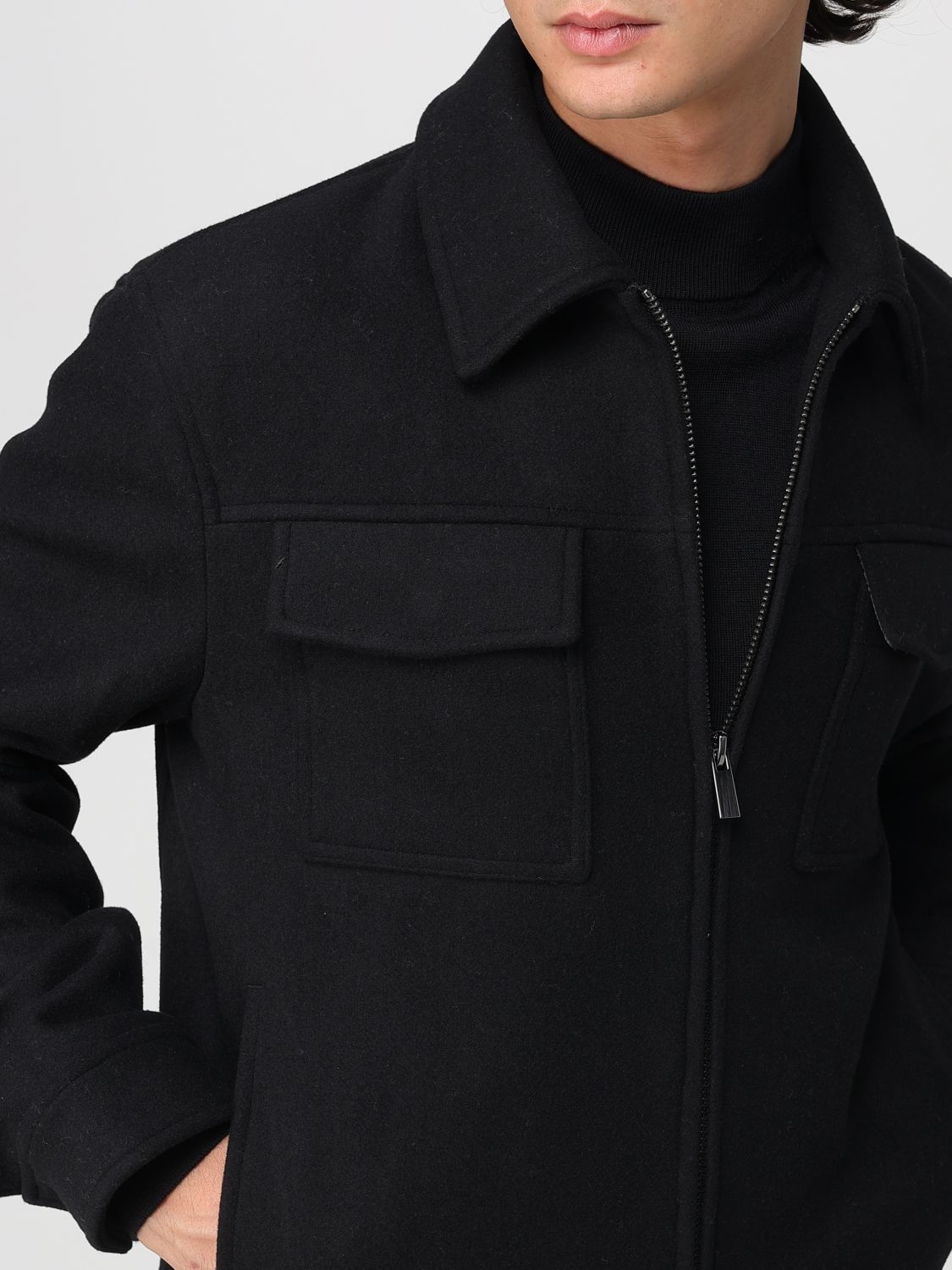 Jacket Men color Black