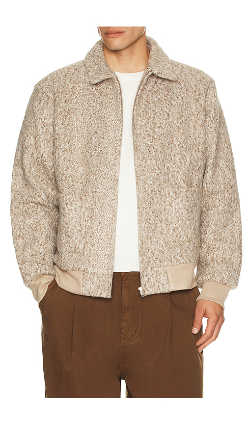 Bound Cloud Jacket in Cream. S. Also in L, M, XL/1X