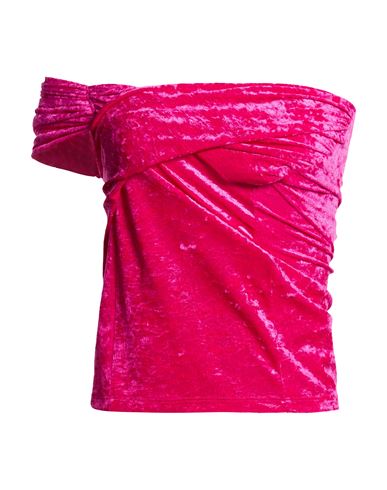 Woman Top Fuchsia Size 2 Polyamide, Elastane