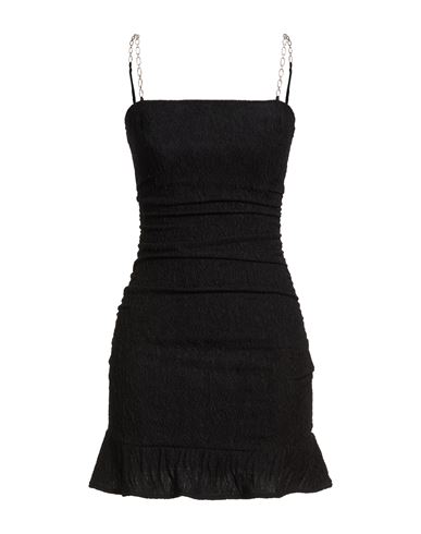Woman Mini dress Black Size 0 Polyester, Elastane