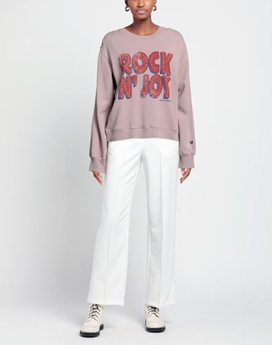 Woman Sweatshirt Pink Size M Cotton, Modal